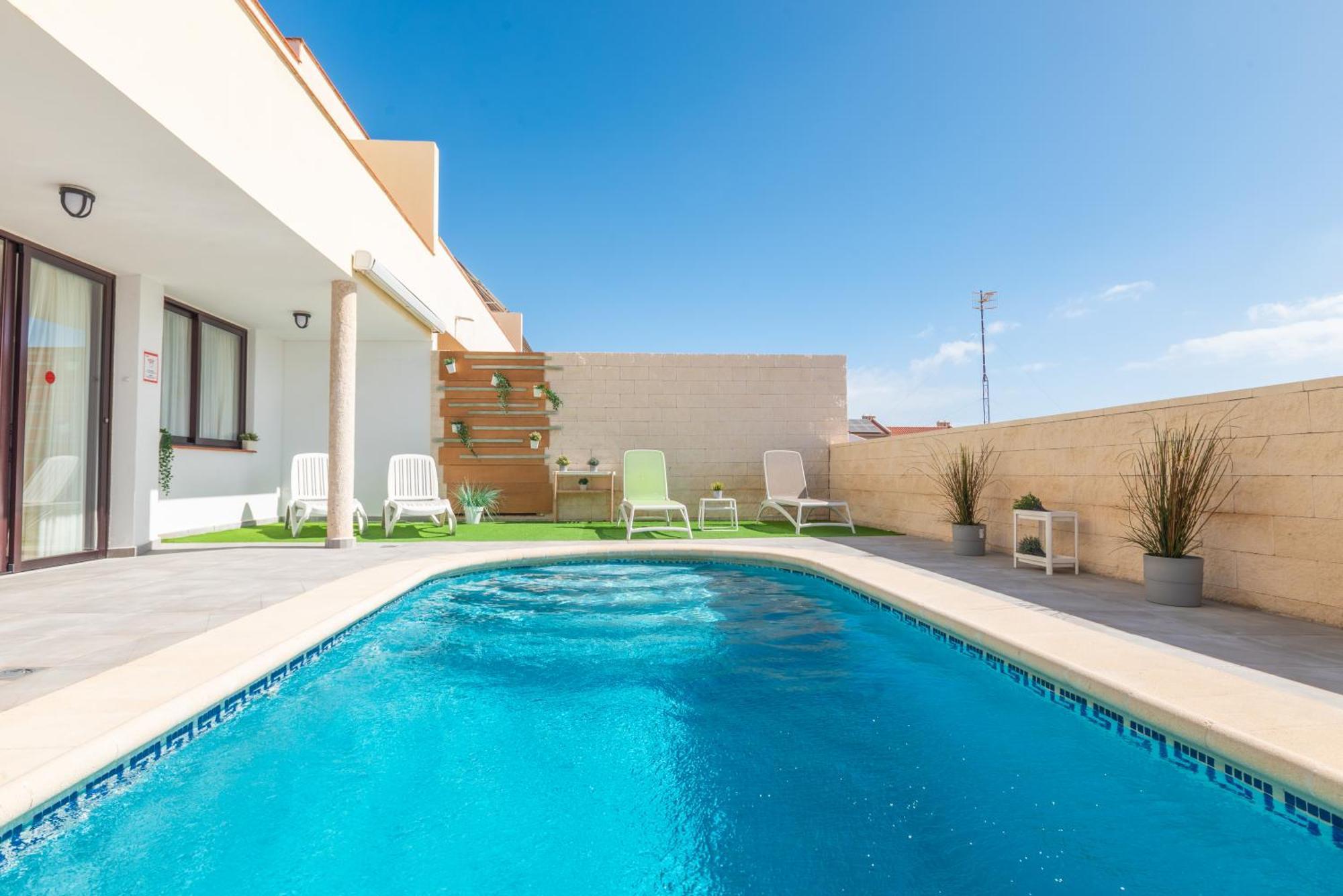 Casa Los Tejales With Climatized Private Pool El Médano Dış mekan fotoğraf